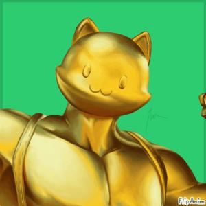 Preview thumbnail for I drew Golden Meowscles! image