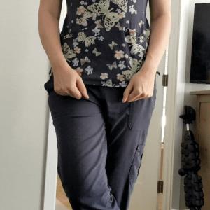 Preview thumbnail for The little zipper on this scrubs top LOL. I always pretend it's sexy when I zip it down 2 inches. [F] image