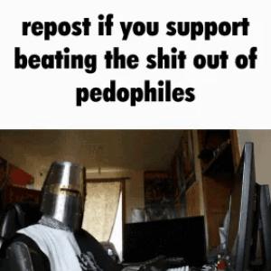 Preview thumbnail for Being pedophile is not wholesome at all, yeah cheap move But I support it so yeah here it is and well there are rules here against Such people so yeah, I support image