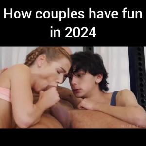 Preview thumbnail for How hot girls and their cute twink BFs have fun in 2024 image