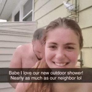 Preview thumbnail for Neighbor keeps coming to our outdoor shower. Wife says it’s not cheating image