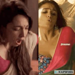 Preview thumbnail for Who do you want moaning for you? Kiara Advani or Alia Bhatt? image