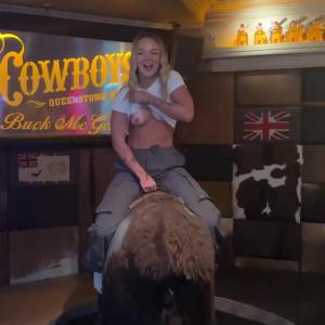 Preview thumbnail for mechanical bull titty flash  image