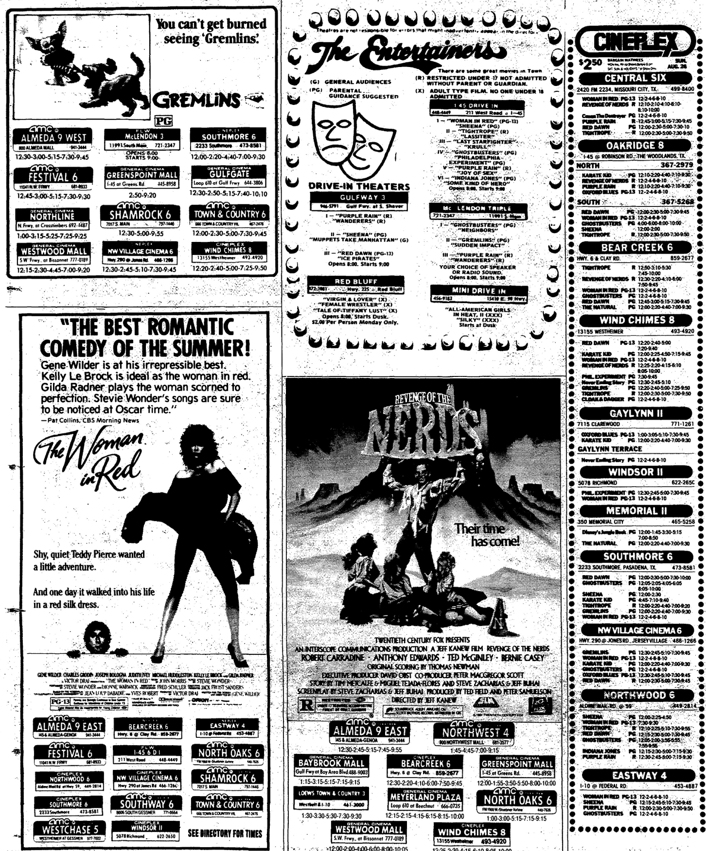 Image for With all the talk about the old movie theaters I decided to look up the movie listings for 40 years ago today.