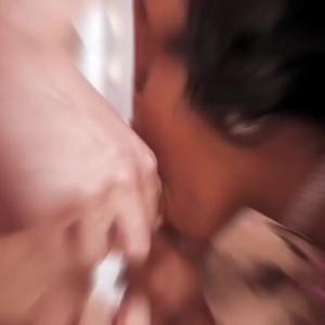 Preview thumbnail for Double Blowjob Frotting Interracial Lily Starfire MMF Porn GIF by sacredpleasure image