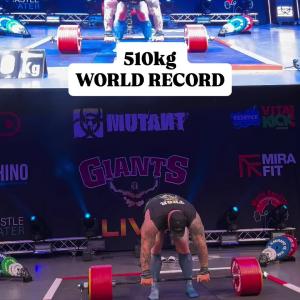 Preview thumbnail for Hafthor Bjornsson's NEW DEADLIFT WORLD RECORD 510kg