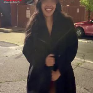 Preview thumbnail for You never know what a woman has under her coat in downtown SLC!