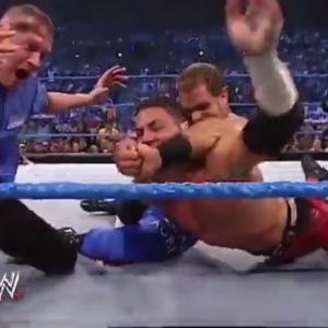 Preview thumbnail for Matt Hardy breaks his nose and goes absolutely berserk