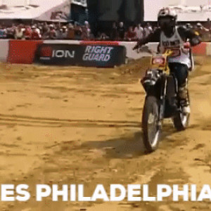 Preview thumbnail for Mike Metzger; first backflip in an X Games competition at X Games Philadelphia in 2002 image