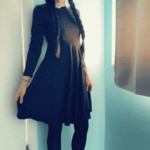 Preview thumbnail for My stepson wanted me to go as Wednesday Addams. image