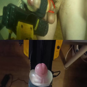 Preview thumbnail for Redditor milking my BWC dry using remote controlled fleshlight 🥵🍆💦 image